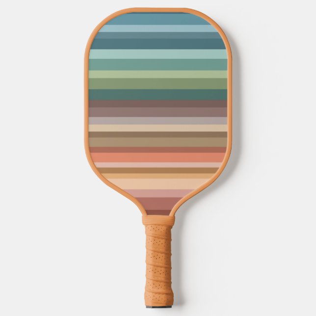 Palas De Pickleball Boho Moda moderna Stripes Pickleball Paddle (Anverso)