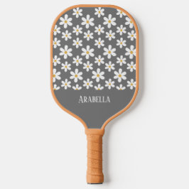 Palas De Pickleball Boho personalizado mínimo de gris y blancos