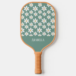 Palas De Pickleball Boho personalizado mínimo en tonos azules y blanco