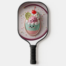 Palas De Pickleball Bolas de postre dulces - Helado lindo Sundae P