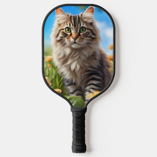 Palas De Pickleball Bonito jardín de gatos (Anverso)