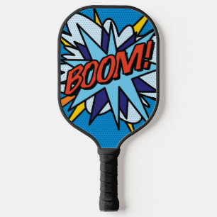 Palas De Pickleball BOOM de libro de historietas colorido moderno