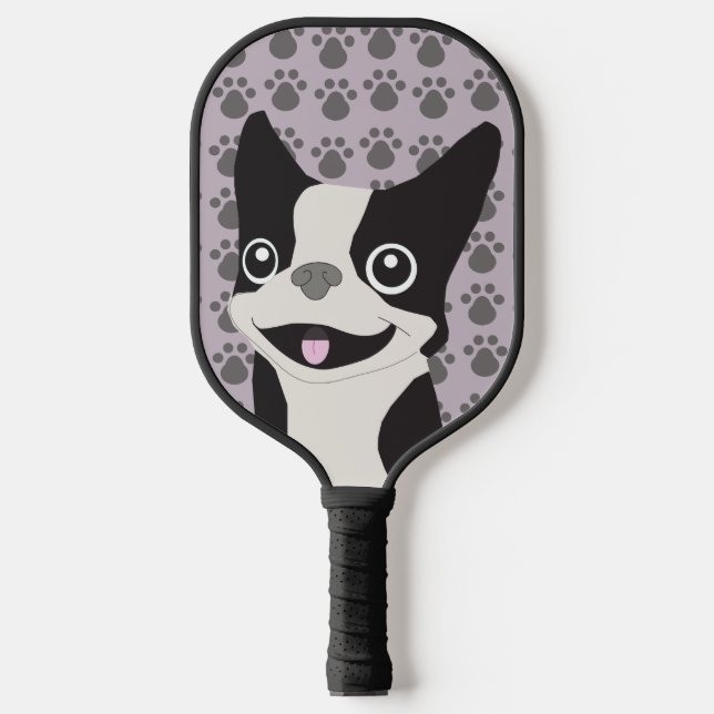 Palas De Pickleball Boston Terrier, Purple lavender (Anverso)