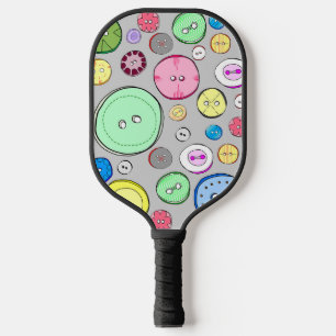 Palas De Pickleball Botones Cute Pastel