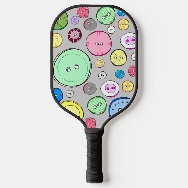 Palas De Pickleball Botones Cute Pastel (Anverso)
