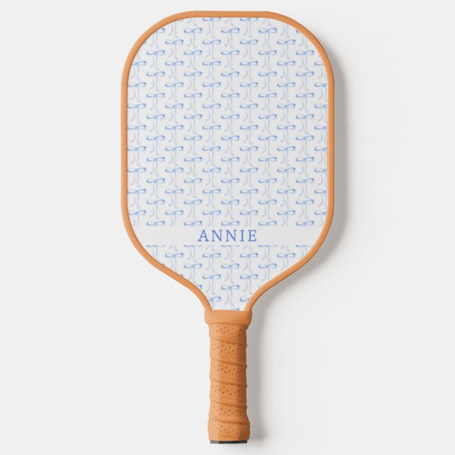 Palas De Pickleball Bow Gingham Coquette Pickleball Paddle (Anverso)