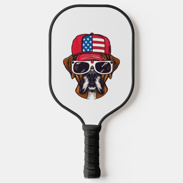 Palas De Pickleball Boxer Dog USA (Anverso)
