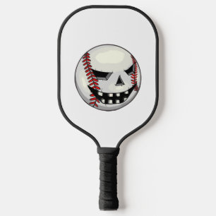 Palas De Pickleball Boys Halloween Jack O Lantern jugador de béisbol