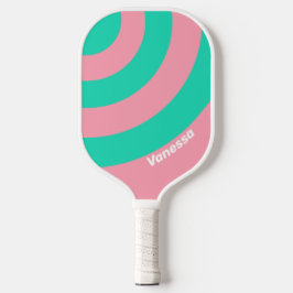 Palas De Pickleball Brisa de Playa Nostálgico Círculo de Franjas con N