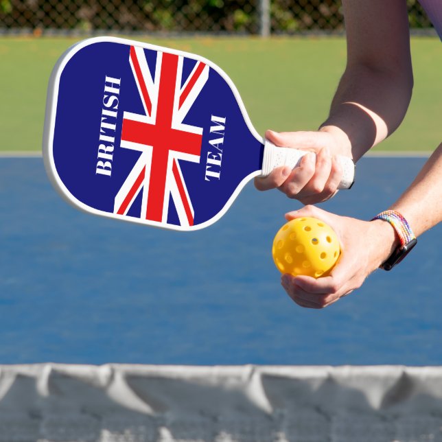 Palas De Pickleball British Flag Customise British Team (in situ)