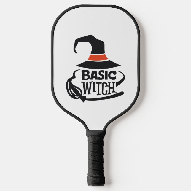 Palas De Pickleball Bruja básica - Halloween (Anverso)
