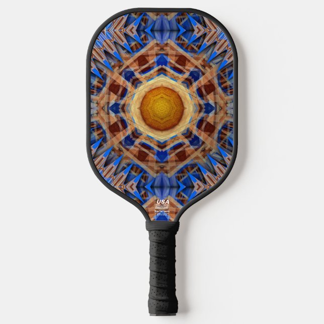 Palas De Pickleball Brújula Celeste  Simetría Radiante  (Anverso)