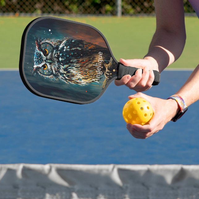 Palas De Pickleball Búho con tu nombre (in situ)