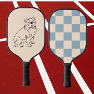 Palas De Pickleball bulldog, dibujo de perros