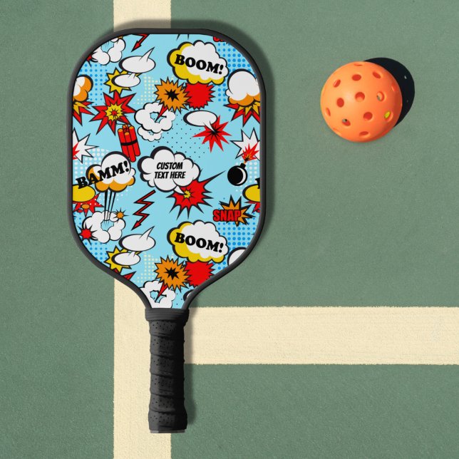Palas De Pickleball Burbuja de acción de texto de BAMM BOOM Personaliz (Subido por el creador)