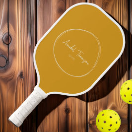 Palas De Pickleball Buttercup moderno de mediados del siglo | Nombre d