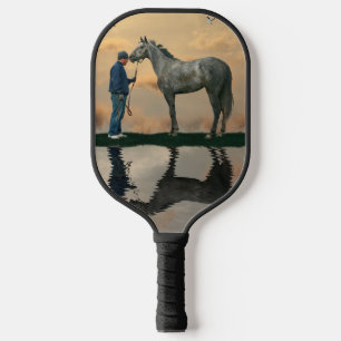Palas De Pickleball Caballo Gris Y Goma OTTB Pickleball