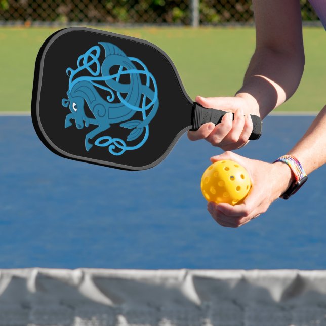 Palas De Pickleball Caballo marino azul celta (in situ)