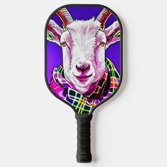 Palas De Pickleball Cabra en Tartán Scarf (Anverso)