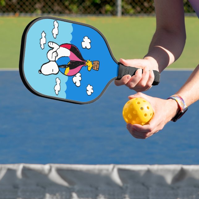 Palas De Pickleball Cacahuetes | Globo de aire caliente Snoopy & Woods (in situ)