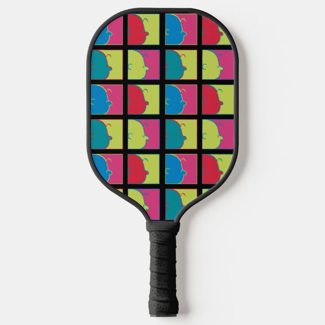Palas De Pickleball Cacahuetes | Modern Pop Art Charlie Brown (Anverso)