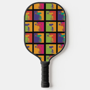 Palas De Pickleball Cacahuetes Noopia de arte pop moderno
