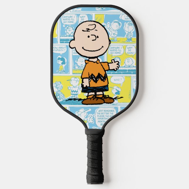 Palas De Pickleball Cacahuetes | Patrón de cómics de Charlie Brown (Anverso)