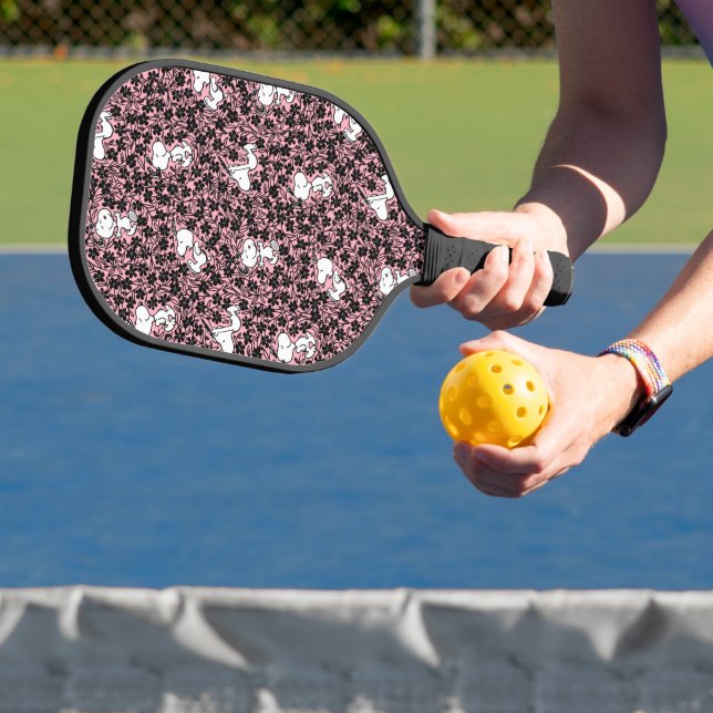 Palas De Pickleball Cacahuetes | Patrón de Vino de Flor Snoopy (in situ)