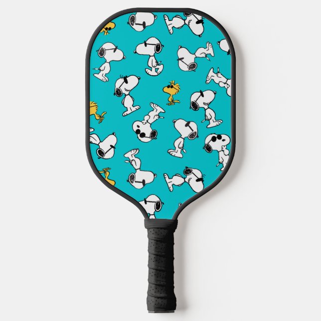 Palas De Pickleball Cacahuetes | Patrón Snoopy & Gafas de sol (Anverso)