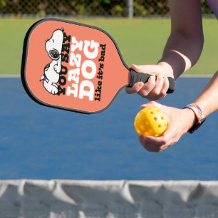 Palas De Pickleball Cacahuetes   Snoopy dices Perro perezoso como malo