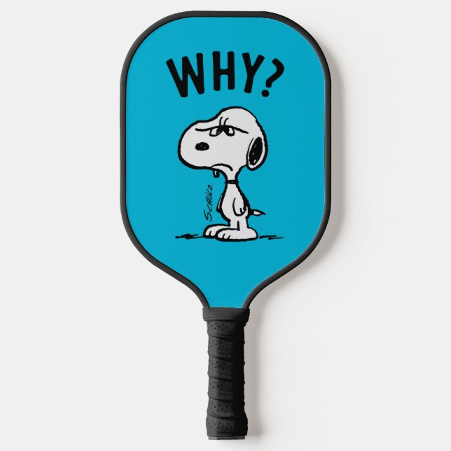 Palas De Pickleball Cacahuetes | Snoopy Se Pregunta Por Qué? (Anverso)