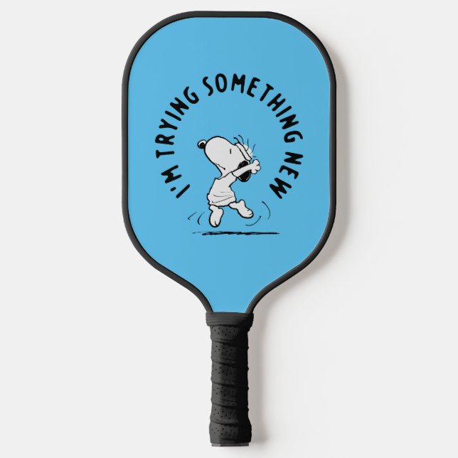 Palas De Pickleball Cacahuetes | Snoopy Tramitando Algo Nuevo (Anverso)