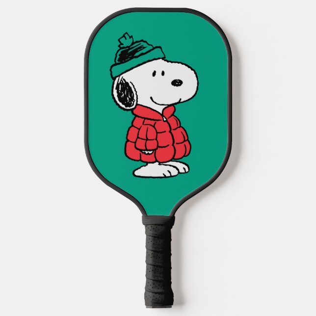 Palas De Pickleball Cacahuetes | Snoopy Winter Coat & Gorra (Anverso)