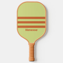 Palas De Pickleball Cactus del desierto retro tres a través de bandas 