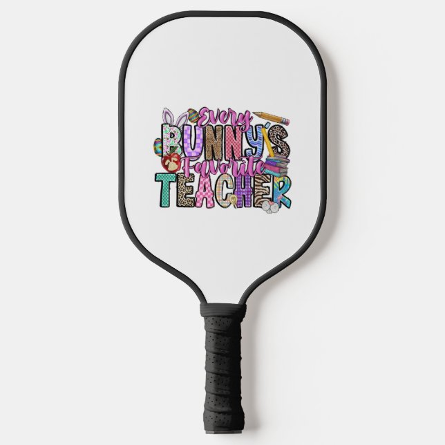 Palas De Pickleball Cada profesor favorito de Bunnys (Anverso)