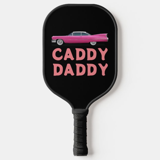 Palas De Pickleball CADDDY DE COCHE DE COCHE CLASES PINK DADDY Pickleb (Anverso)