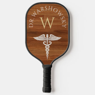 Palas De Pickleball Caduceus Regalo para Médicas, enfermero, campo m