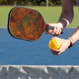 Palas De Pickleball Caída del Resumen de la Tierra Rica Profunda Otoño