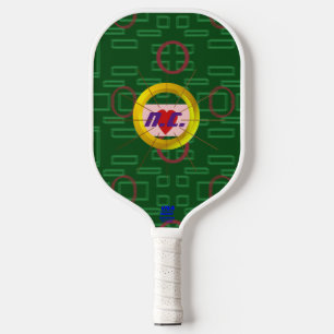 Palas De Pickleball Cajas verdes Círculos rojos Círculos verdes remo