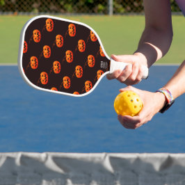 Palas De Pickleball Calabazas de Halloween, Calabazas Naranjas Engaña