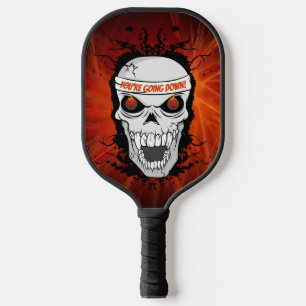 Palas De Pickleball Calavera de ojos llamativos, te vas abajo