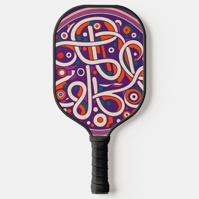 Palas De Pickleball caligrafía, letras a mano, (Anverso)