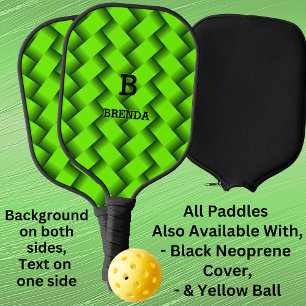 Palas De Pickleball Cambiar el nombre de adición inicial Textura trenz