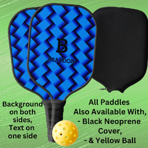 Palas De Pickleball Cambiar el nombre inicial de adición textura trenz