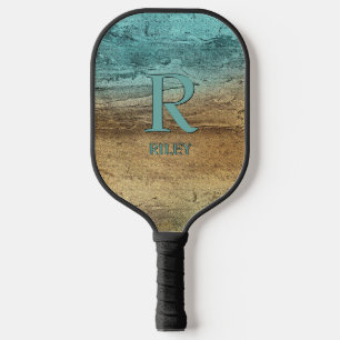 Palas De Pickleball Cambiar inicial, Añadir nombre, abstracción de san