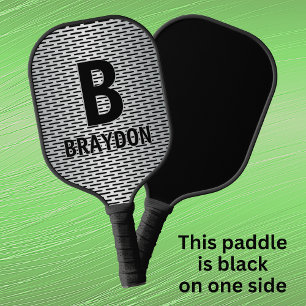 Palas De Pickleball Cambiar inicial, Añadir nombre, Metalizado aspecto