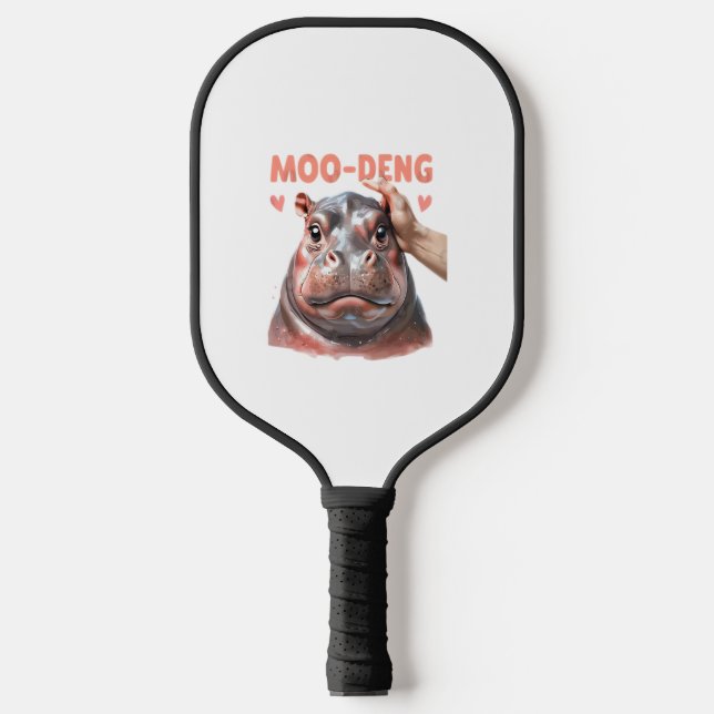 Palas De Pickleball Camiseta Cute Moo Deng (Anverso)