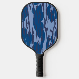 Palas De Pickleball Camo azul Modelo militar Camuflaje azul