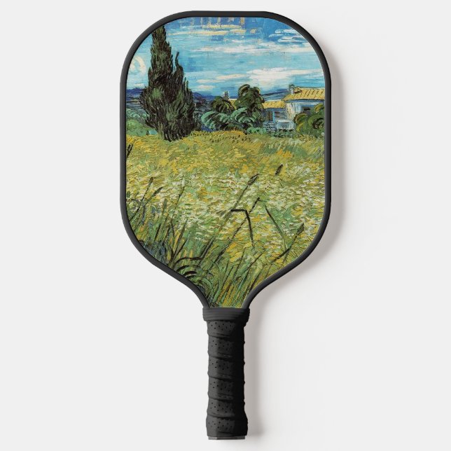Palas De Pickleball Campo de Trigo Verde Vincent van Gogh (Anverso)