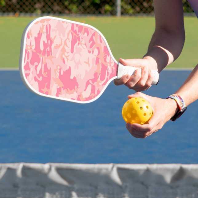 Palas De Pickleball Camuflaje rosa, ejército, ejército (in situ)